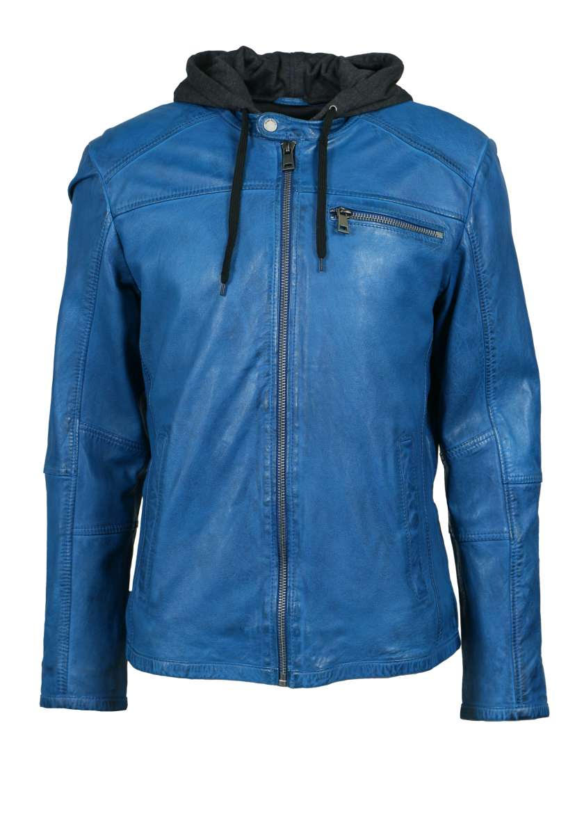 Men tan leather jacket by TF Role Fashion